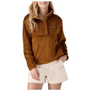 Patagonia Women's Brown Fleece Pullover Sweatshirt Size S